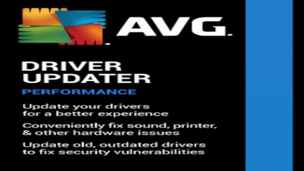 AVG DRIVER UPDATER 1 DEVICE, 1 YEARAVG KEY