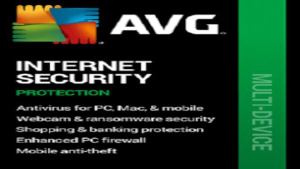 AVG INTERNET SECURITY , ANDROID, MAC10 DEVICES, 1 YEARKEY