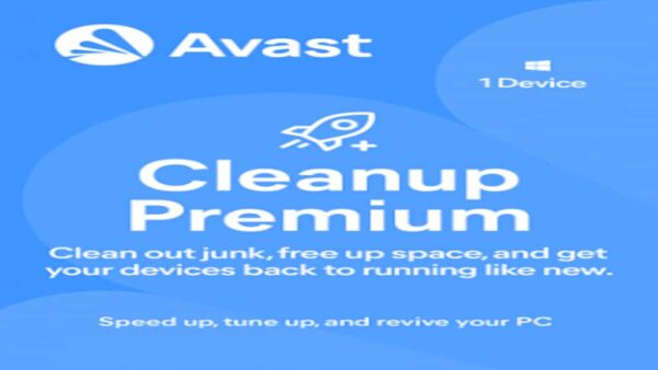 AVAST CLEANUP PREMIUM 1 DEVICE, 3 YEARSAVAST KEY