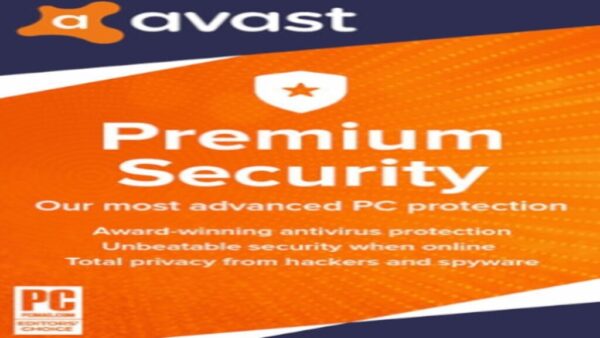 AVAST PREMIUM SECURITY 1 DEVICE, 2 YEARSPCKEY