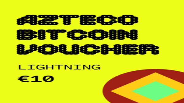 AZTECO BITCOIN CRYPTO LIGHTNING VOUCHER 10 EURAZTECO KEY