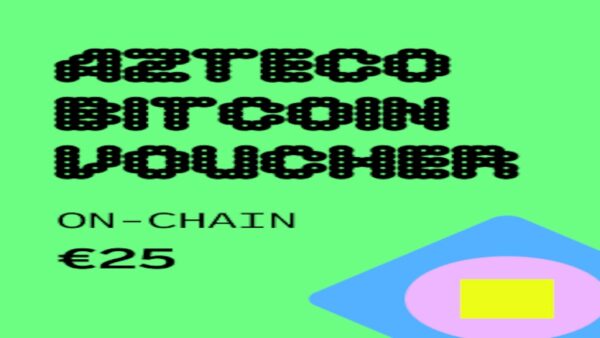 AZTECO BITCOIN CRYPTO ON-CHAIN VOUCHER 25 EURAZTECO KEY