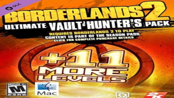 BORDERLANDS 2ULTIMATE VAULT HUNTERS UPGRADE PACK STEAM KEY