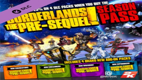 BORDERLANDS: THE PRE-SEQUEL SEASON PASS STEAM KEY