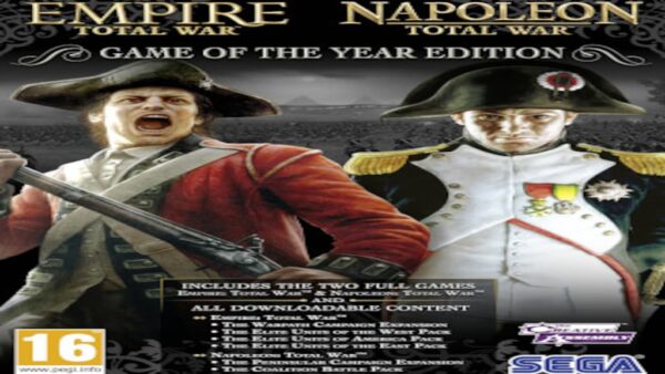 EMPIRE AND NAPOLEON: TOTAL WAR GOTY STEAM KEY