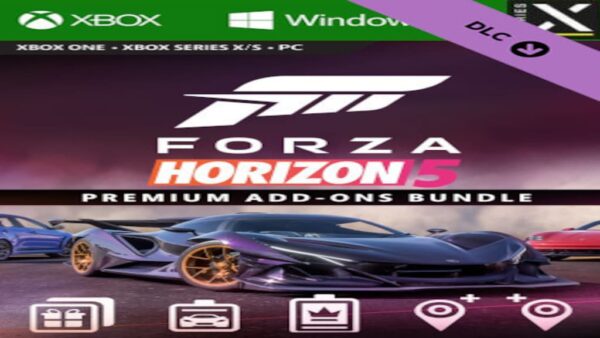 FORZA HORIZON 5 PREMIUM ADD-ONS BUNDLE XBOX SERIES X/S, WINDOWS 10 XBOX LIVE KEY