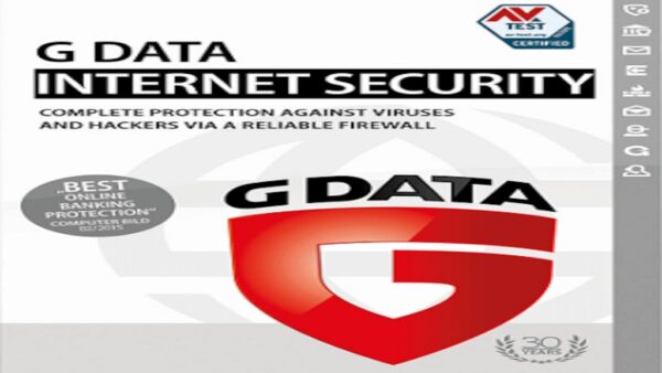 G DATA INTERNET SECURITY , ANDROID, MAC, IOS 3 DEVICES 1 YEARG DATA KEY