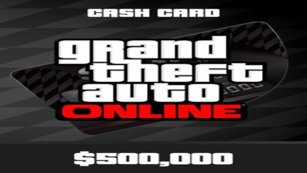 GRAND THEFT AUTO ONLINE: BULL SHARK CASH CARD 500000 ROCKSTAR KEY