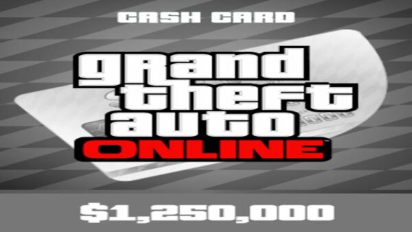 GRAND THEFT AUTO ONLINE: GREAT WHITE SHARK CASH CARD ROCKSTAR 1250000 ROCKSTAR KEY