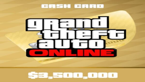 GRAND THEFT AUTO ONLINE: THE WHALE SHARK CASH CARD 3500000ROCKSTAR KEY