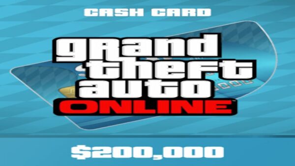 GRAND THEFT AUTO ONLINE: TIGER SHARK CASH CARD 200000 ROCKSTAR KEY