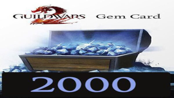 GUILD WARS 2 GAMECARD 2000 GEMS NCSOFT