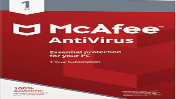 MCAFEE ANTIVIRUS 1 DEVICE 1 YEAR MCAFEE KEY