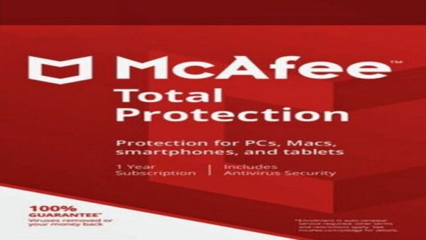 MCAFEE TOTAL PROTECTION MULTIDEVICE 1 DEVICE 1 YEAR KEY