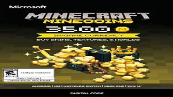 MINECRAFT: MINECOINS PACK 3 500 COINS - MICROSOFT STORE