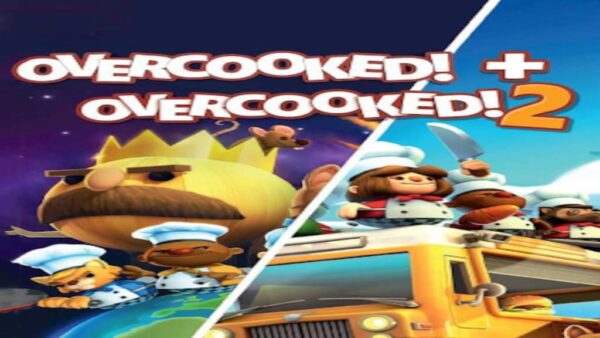 OVERCOOKED! 1 & 2 BUNDLE STEAM KEYEMEA