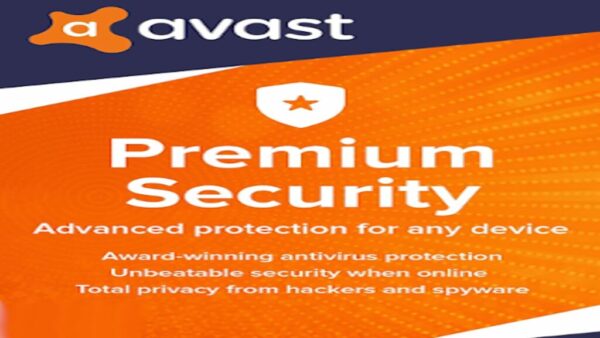AVAST PREMIUM SECURITY 5 DEVICES, 1 YEARPC, ANDROID, MAC, IOSKEY