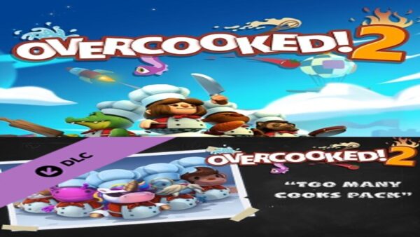 OVERCOOKED! 2 + TOO MANY COOKS PACK STEAM KEY